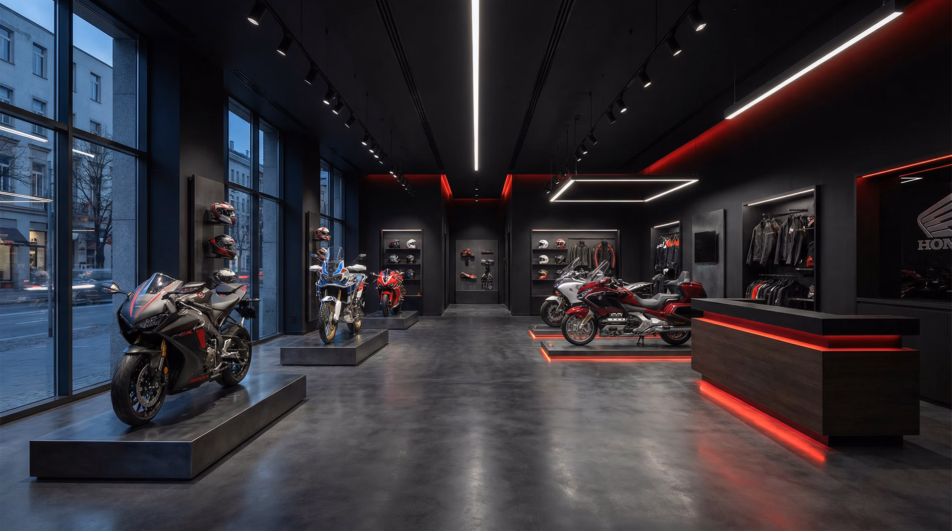 Galeria de Fotos, Showroom Concessionária Honda - 1 de 14