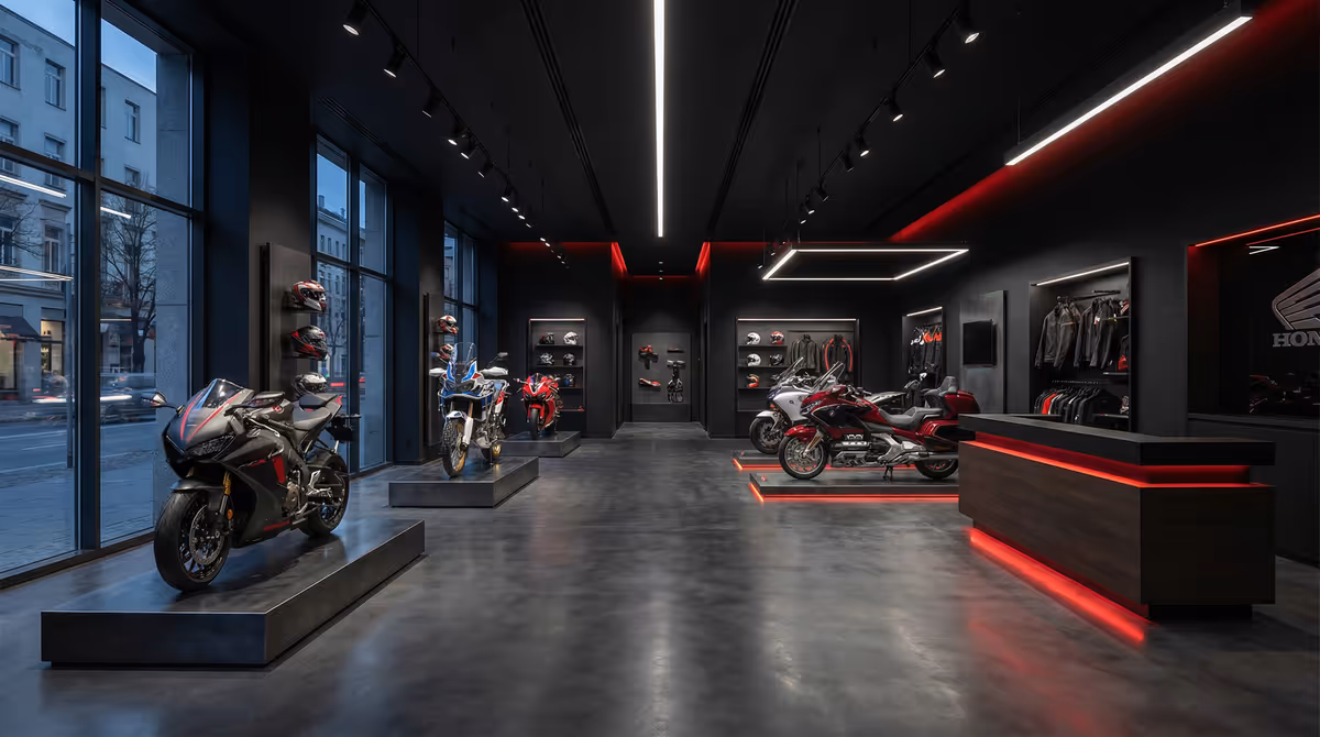 Galeria de Fotos, Showroom Concessionária Honda