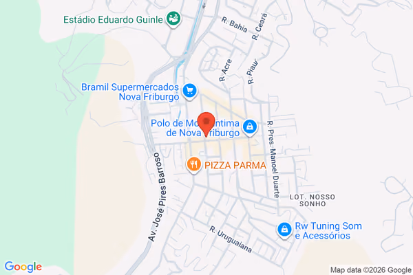 Mapa da localização - Nova Friburgo