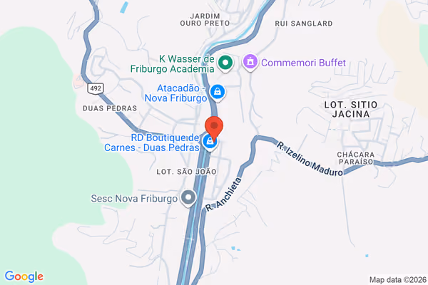 Mapa da localização - Nova Friburgo I (Matriz)