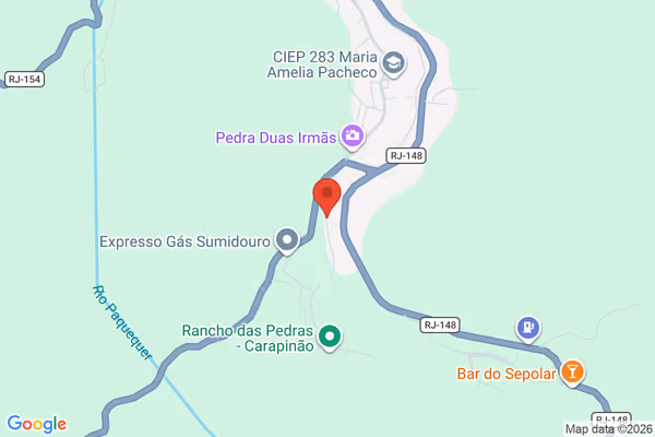 Mapa da localização - Sumidouro