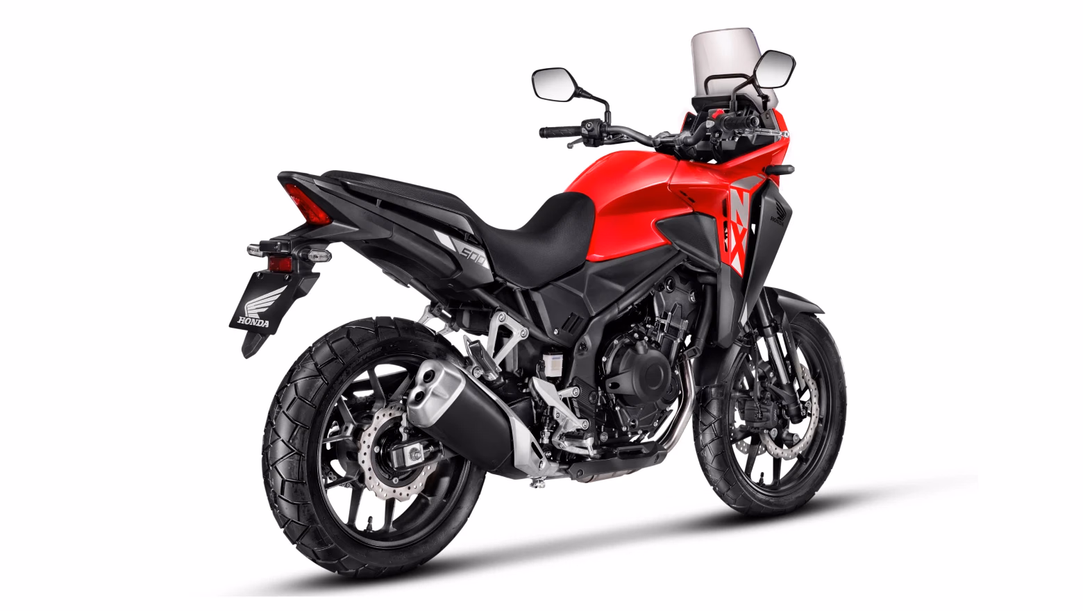 Moto Honda Nx 500 Galeria Diagonal Direita Traseira Vermelho - 8 de 17