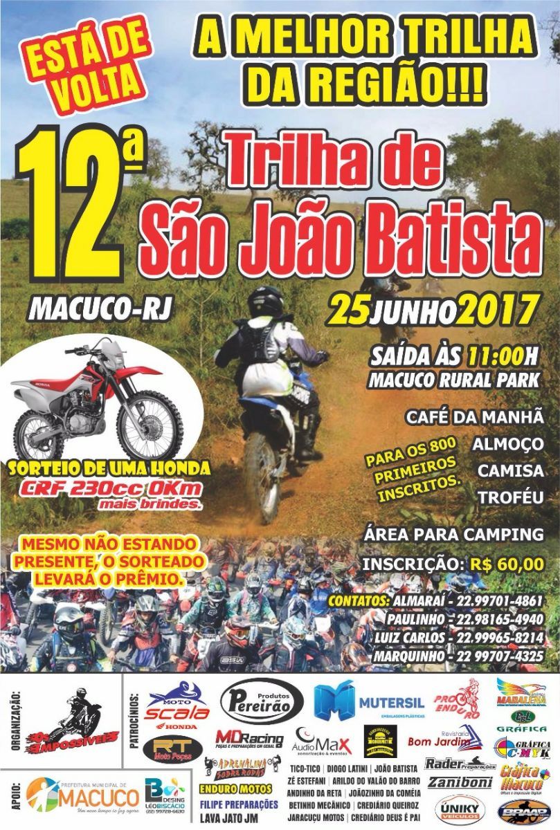 Trilha de Moto RJ